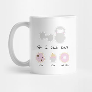 Workout + Desserts Mug